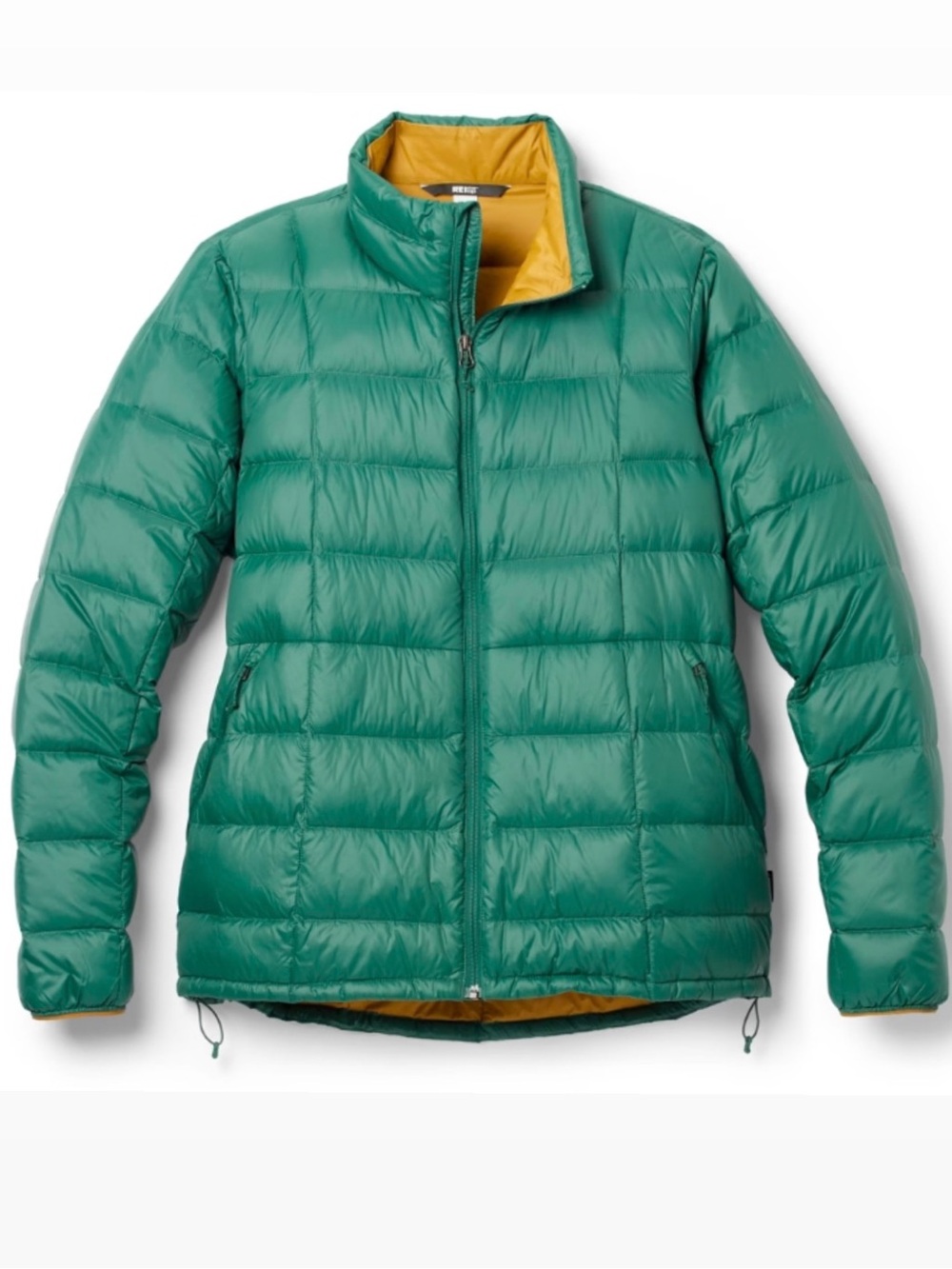 REI Women's Down 650 Puffer Jacket Jasper Green Extra Large